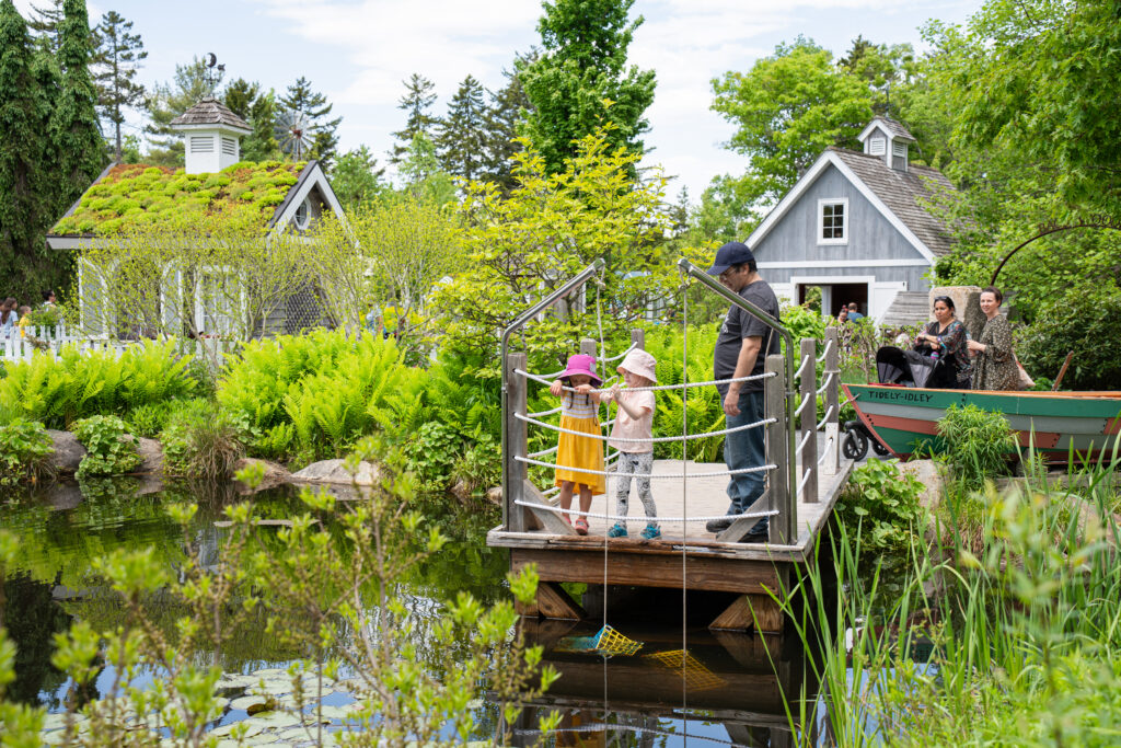 Kids at Dock. Photo Courtesy of Coastal Maine Botanical Gardens Kids at Dock. Photo Courtesy of Coastal Maine Botanical Gardens