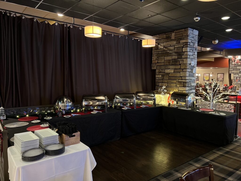 Catering Spread. Photo Credit: Spare Time Entertainment Catering Spread. Photo Credit: Spare Time Entertainment