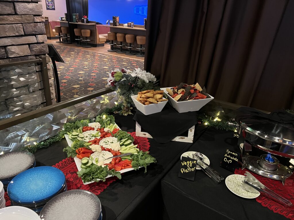 Catering Spread. Photo Provided by Spare Time Entertainment Catering Spread. Photo Provided by Spare Time Entertainment