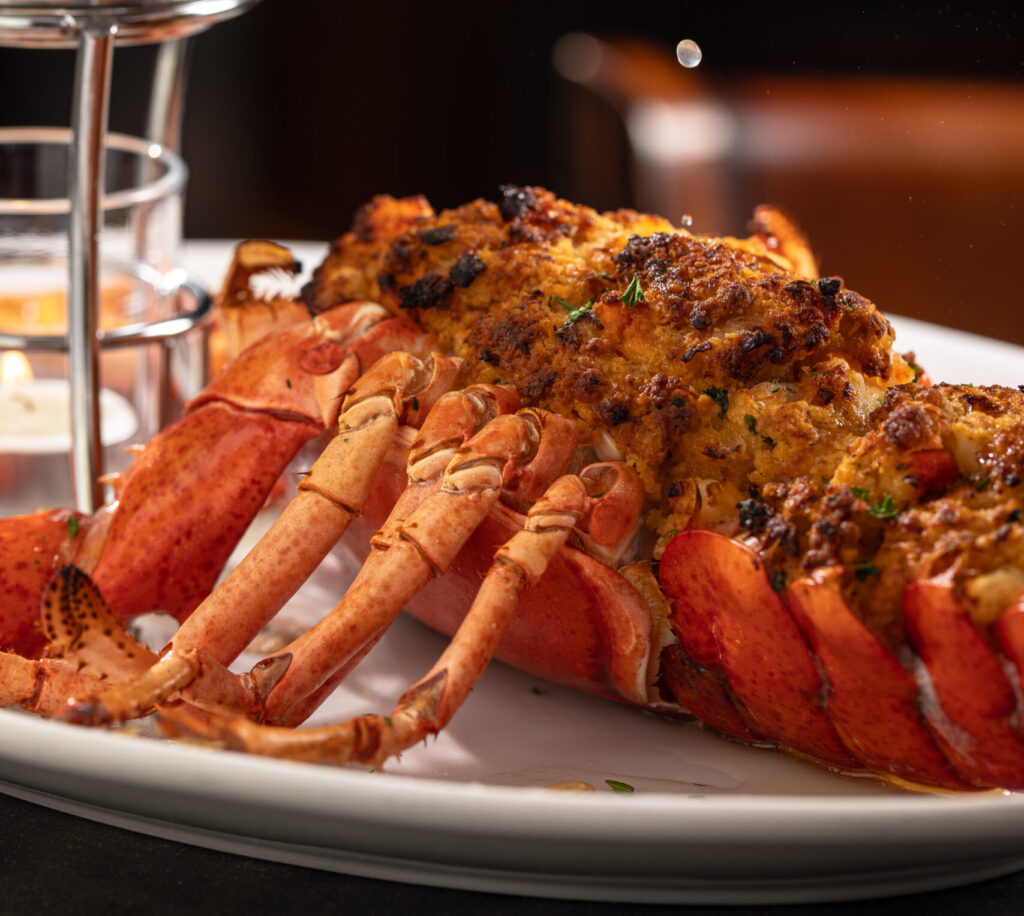 Stuffed Lobster. Photo Credit: Boone's Fish House & Oyster Room