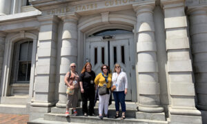 Tour Group in front of Customs House. Photo Provided by Maine Day Ventures