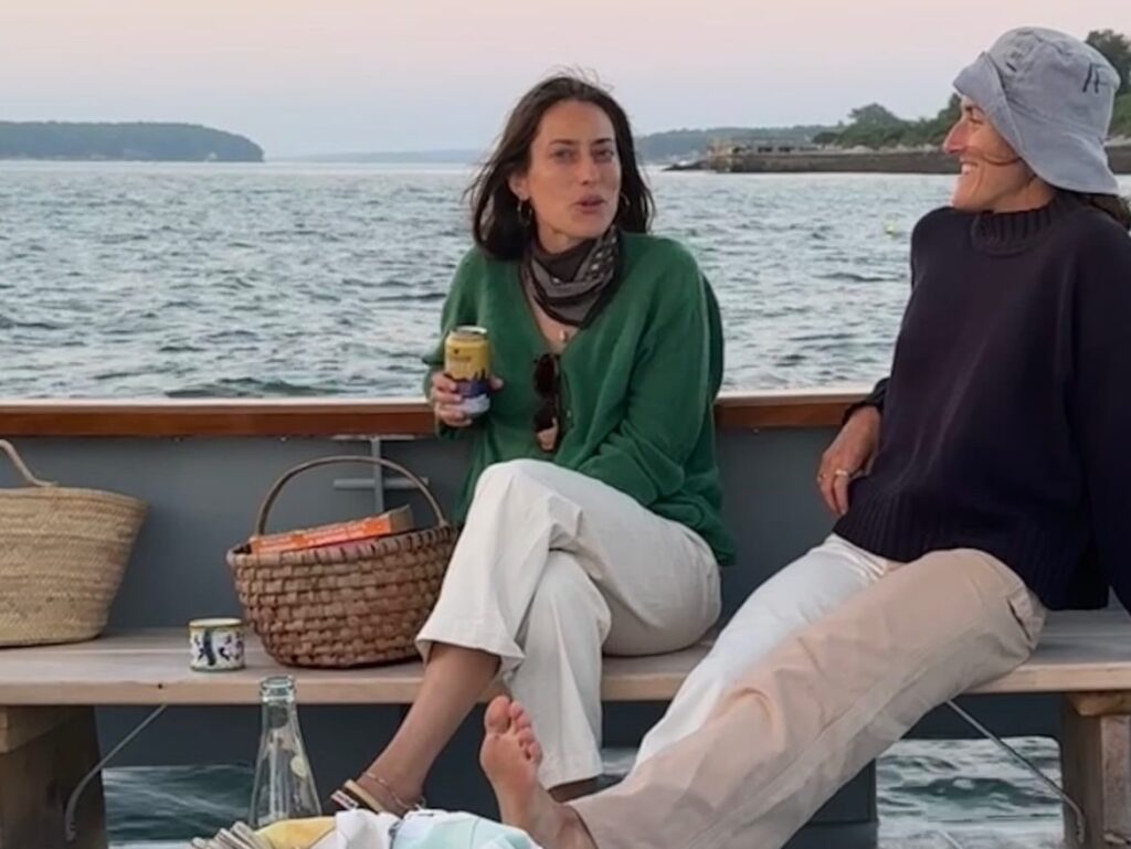 Friends sailing on Frances. Photo Credit: Megan Jones