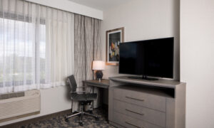 Embassy Suites Guest Room. Photo Provided by Embassy Suites by Hilton Portland