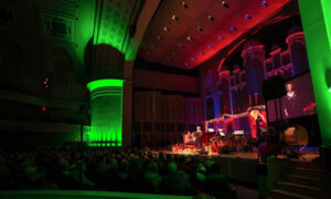 Live Performance at Merrill Auditorium. Photo Credit: Tim Greenway
