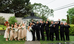 Wedding Party at Inn on Peaks Island. Photo Credit: His and Hers Creative