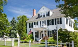 Captain Jefferds Inn Exterior, Photo Courtesy of Kennebunkport Captains Collection