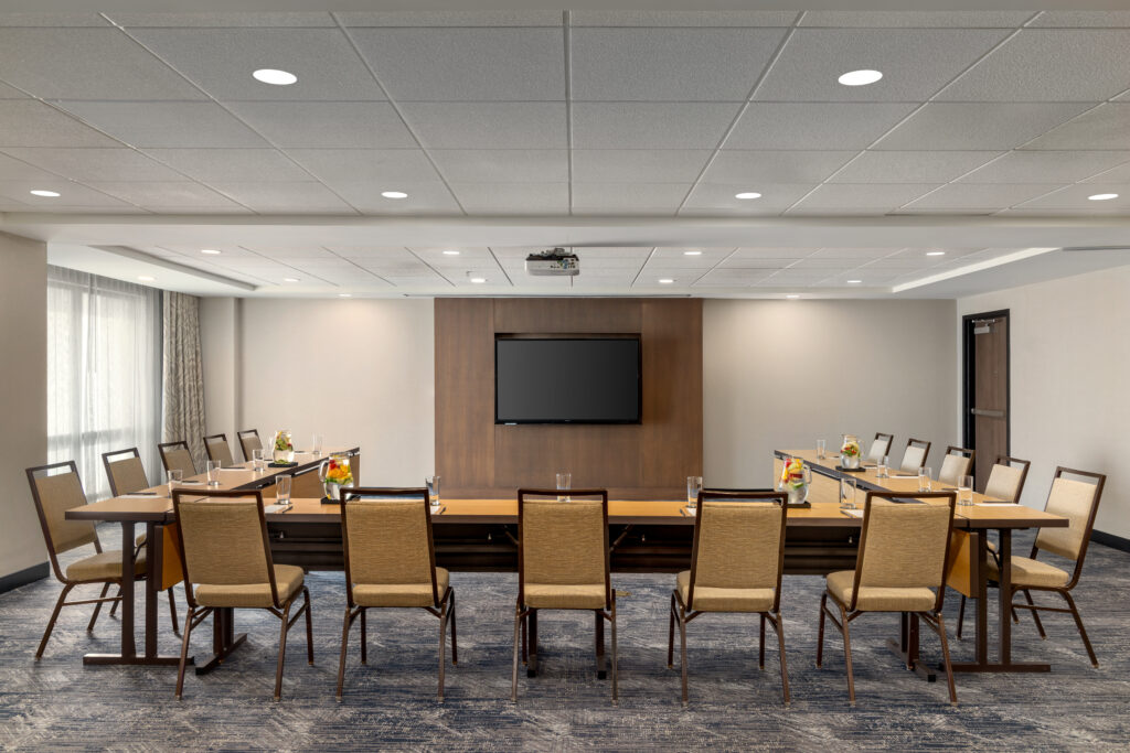 Conference Room. Photo Credit: Courtyard by Marriott Portland Downtown/Waterfront