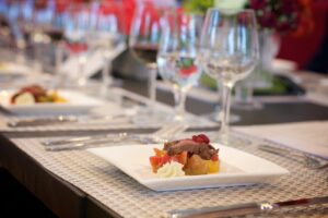 Food at Event. Photo Credit: Churchill Events