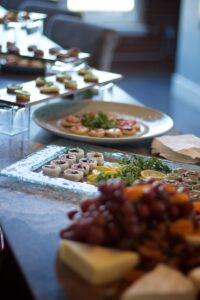 Food at Event. Photo Credit: Churchill Events