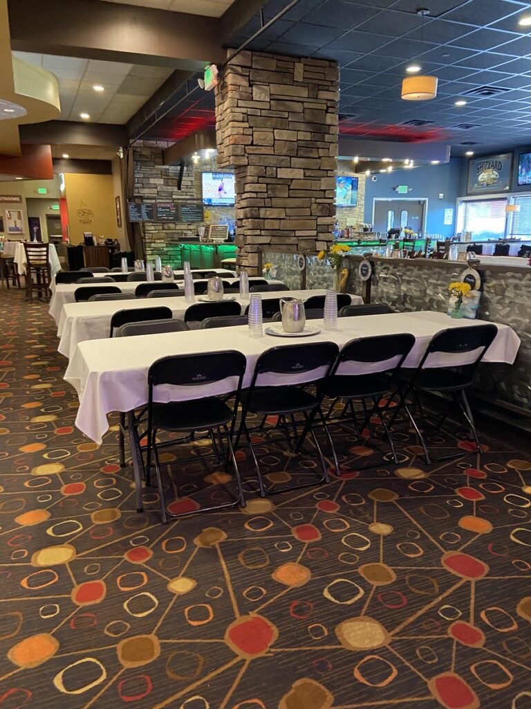 Spare Time Entertainment Party Tables. Photo Provided by Spare Time Entertainment Spare Time Entertainment Party Tables. Photo Provided by Spare Time Entertainment