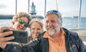 Selfie on Boat Charter. Photo Credit: Mitchell Powers