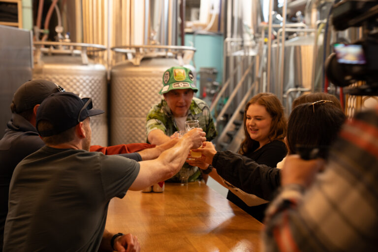 Beer Tasting on Brewery Tour. Photo Credit: Portland Explorer Beer Tasting on Brewery Tour. Photo Credit: Portland Explorer