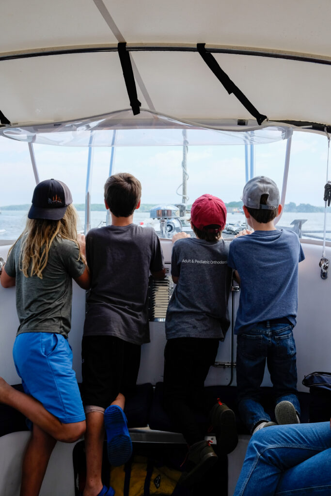 Kids on Boat. Photo Credit: Portland Explorer Kids on Boat. Photo Credit: Portland Explorer
