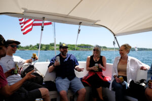 Group on Boat Tour. Photo Credit: Portland Explorer