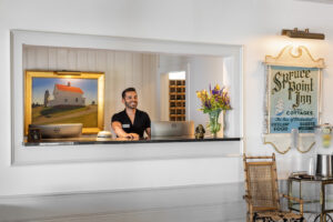 Front Desk. Photo Credit: Spruce Point Inn