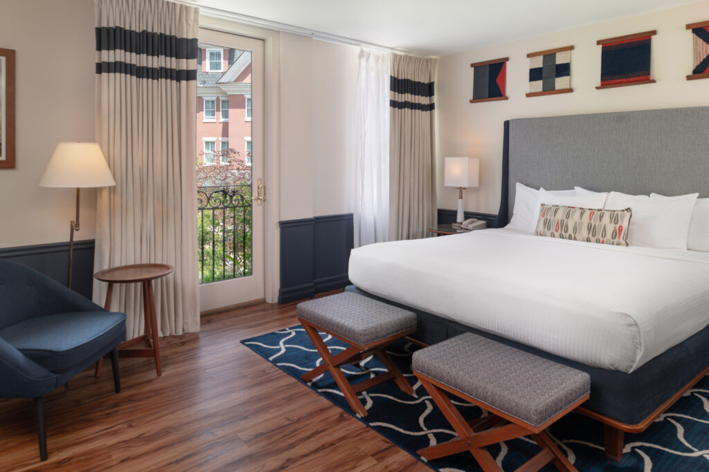 Guest Room at Portland Harbor Hotel. Photo Credit: Portland Harbor Hotel