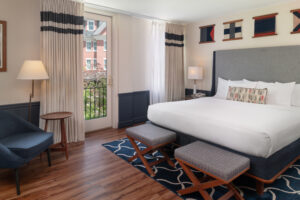 Guest Room at Portland Harbor Hotel. Photo Credit: Portland Harbor Hotel