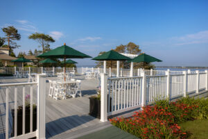 Grandview Deck. Photo Credit: Spruce Point Inn