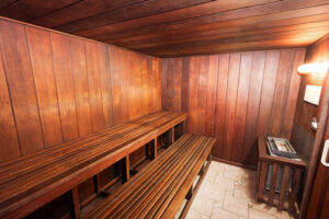 Sauna. Photo Credit: Holiday Inn by the Bay