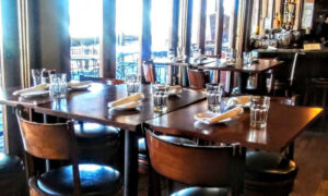 Table. Photo Provided by Boone's Fish House & Oyster Room