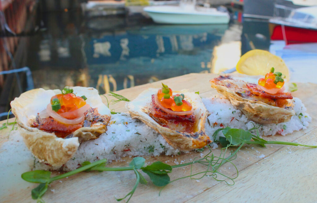 Roasted Oysters. Photo Credit: Boone's Oyster Room & Fish House