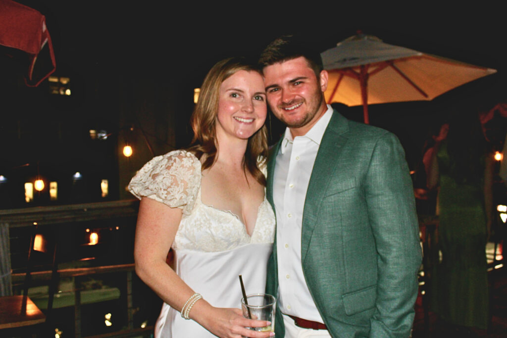 Wedding Couple. Photo Credit: Boone's Fish House & Oyster Room