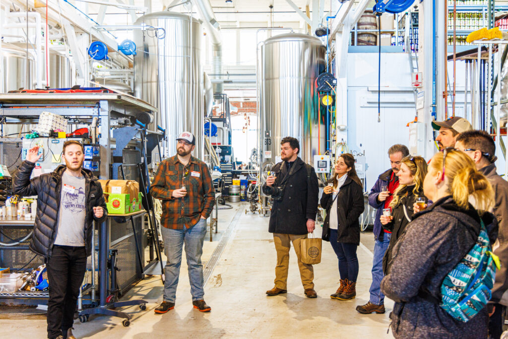Brewery Tour. Photo Credit: Portland Explorer Brewery Tour. Photo Credit: Portland Explorer