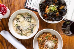 Dining at The Corner Room. Photo Credit: Anthony DiBiase Photography