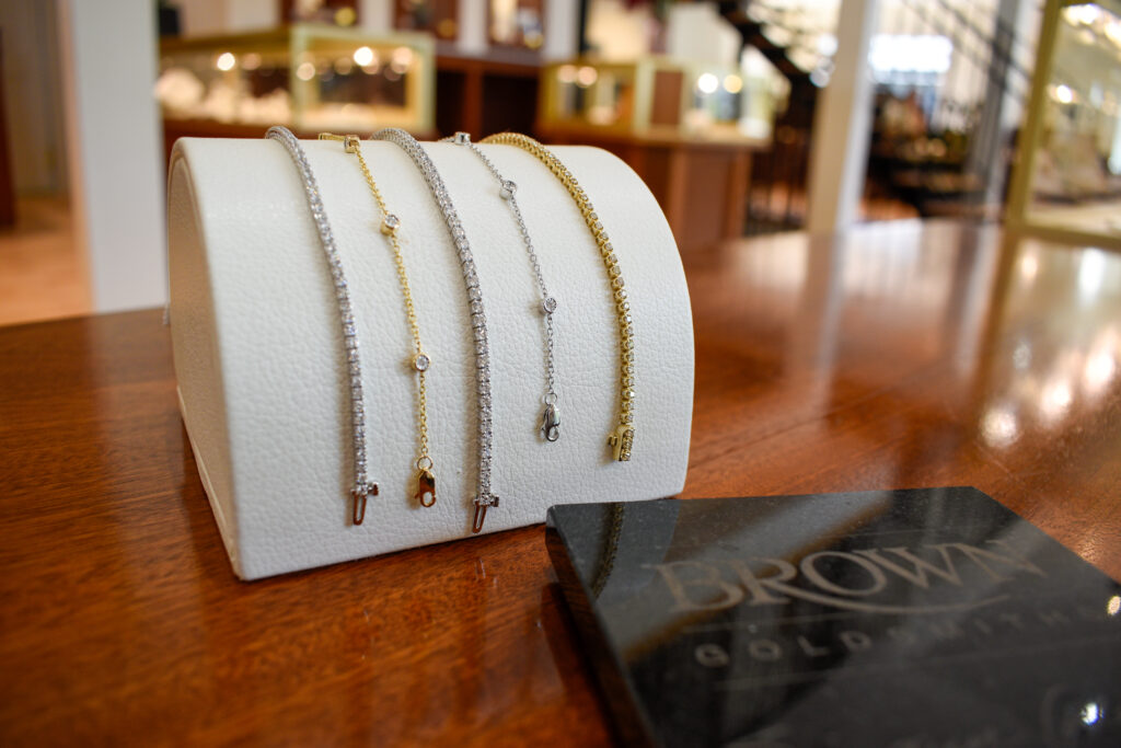 Jewelry at Brown Goldsmiths. Photo Credit: Visit Portland
