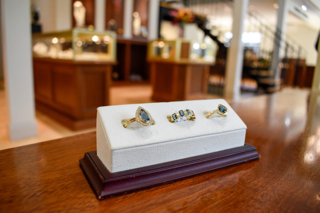 Rings at Brown Goldsmiths. Photo Credit: Visit Portland