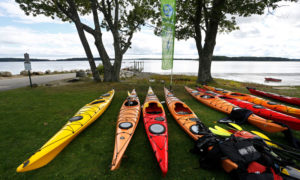 Kayaking at Winslow Park Courtesy of Visit Freeport