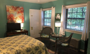 King Bedroom View From Window, Photo Courtesy of Percy Inn - listing