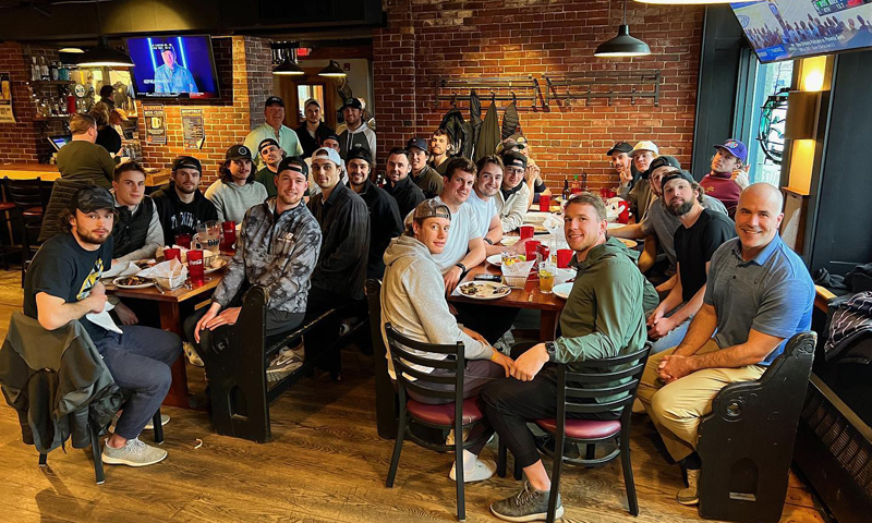 Large Group Inside $3 Deweys. Photo Credit: $3 Deweys