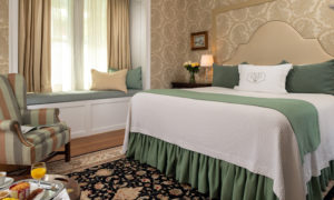 Maine Stay Inn & Cottages King Guestroom, Photo Courtesy of Kennebunkpoty Captains Collection