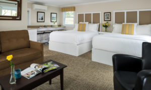 Maine Stay Inn & Cottages Two Queens Guestroom, Photo Courtesy of Kennebunkpoty Captains Collection