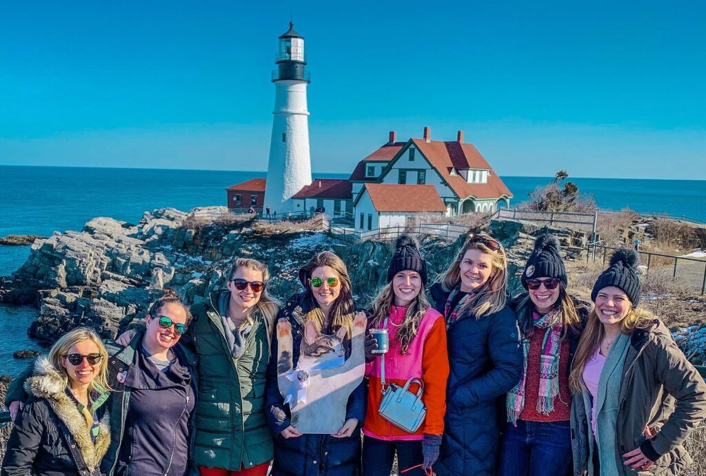 Tour Group at Portland Head Light. Photo Credit: Portland Explorer Tour Group at Portland Head Light. Photo Credit: Portland Explorer
