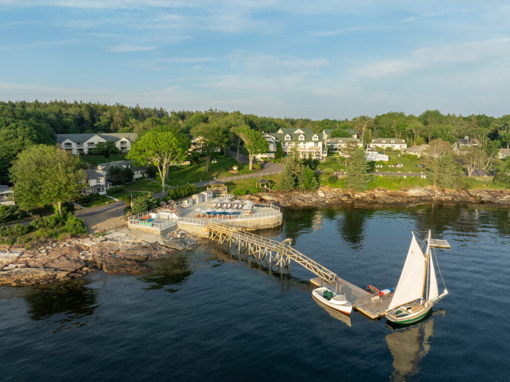 Exterior of Spruce Point Inn. Photo Credit: Spruce Point Inn Exterior of Spruce Point Inn. Photo Credit: Spruce Point Inn