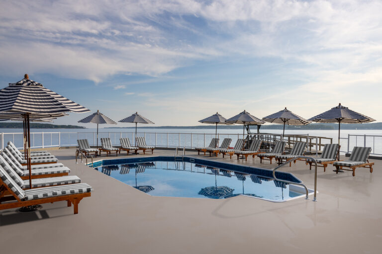 Pool. Photo Credit: Spruce Point Inn