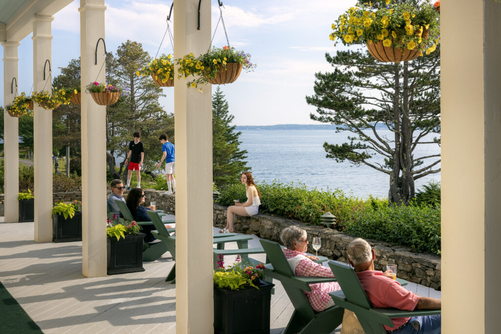 Porch. Photo Credit: Spruce Point Inn Porch. Photo Credit: Spruce Point Inn
