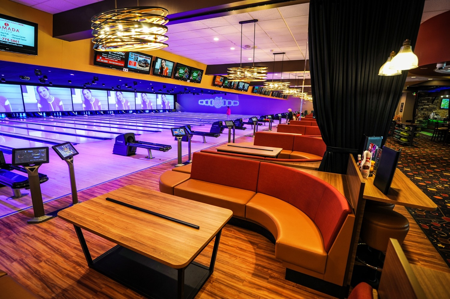 Bowling Alley Lanes, Photo Courtesy of Spare Time Entertainment Portland