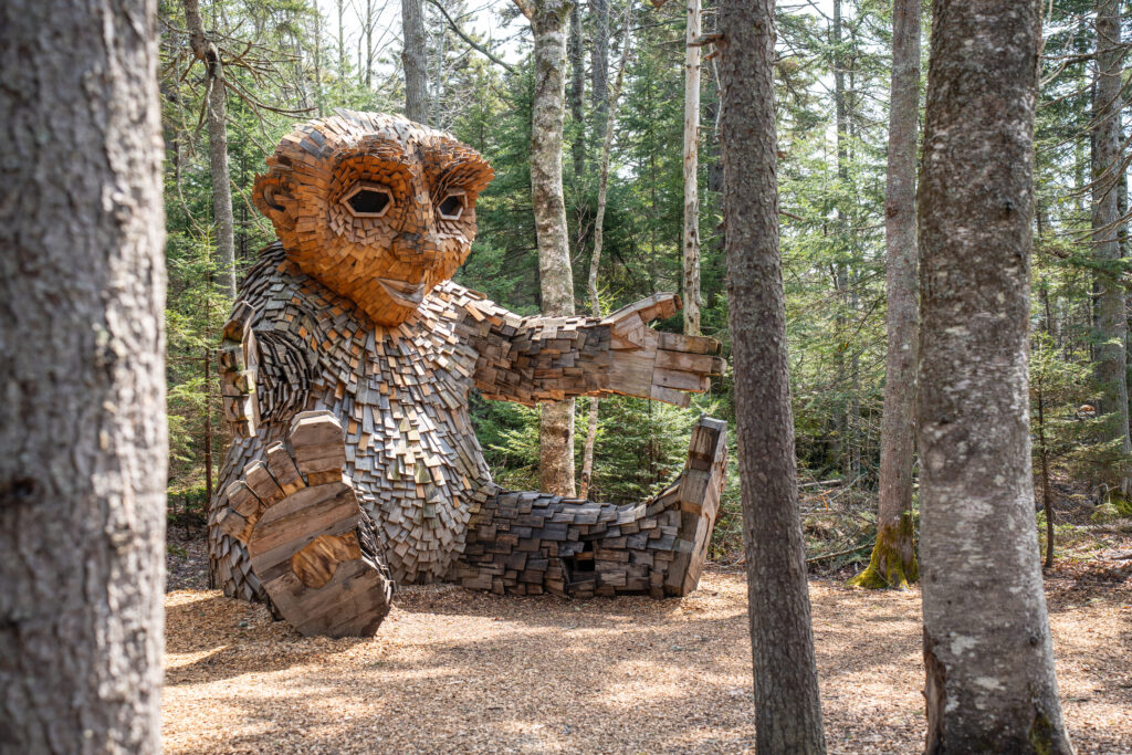 Troll. Photo Courtesy of Coastal Maine Botanical Gardens Troll. Photo Courtesy of Coastal Maine Botanical Gardens