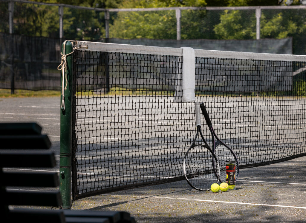Tennis Court. Photo Credit: Spruce Point Inn Tennis Court. Photo Credit: Spruce Point Inn