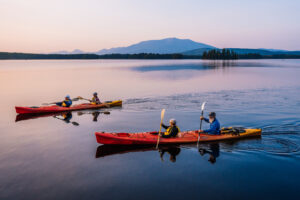 Group Kayaking. Photo Credit: Cait Bourgault Photography