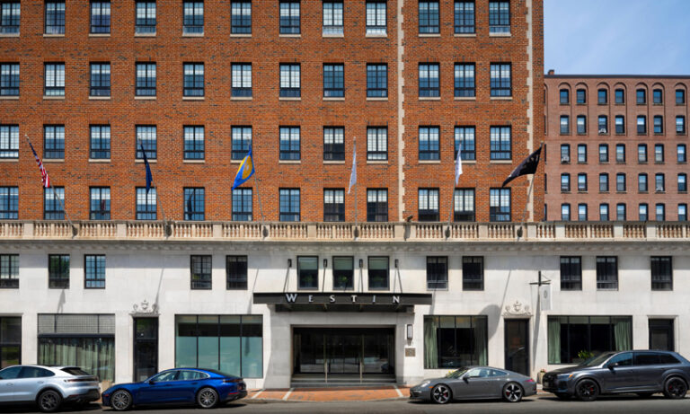 Hotel Exterior. Photo Provided by The Westin Portland Harborview