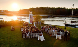 Wedding Ceremony. Photo Provided by Nonantum Resort
