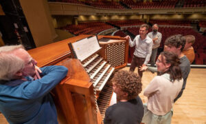 Tour of Kotzschmar Organ. Photo Credit: Sarah Sullivan