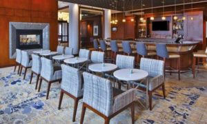 Lounge Area. Photo Provided by Hilton Garden Inn Portland Downtown Waterfront