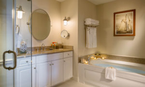 Bathroom. Photo Provided by Portland Harbor Hotel