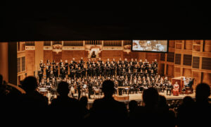 Live Performance at Merrill Auditorium. Photo Credit: Lauryn Hottinger