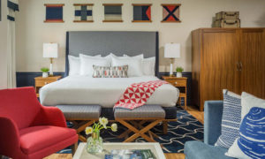 Bedroom. Photo Provided by Portland Harbor Hotel Bedroom. Photo Provided by Portland Harbor Hotel